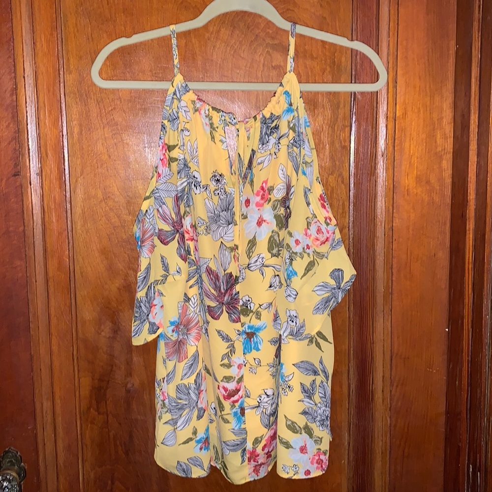 Charming Charlie’s cold shoulder blouse XL